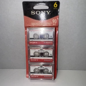 SONY Micro Cassettes MC-60 Tapes 3 Pack Brand NEW - Imagen 1 de 3