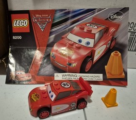 LEGO Disney's Cars 2 Lightning McQueen 8200 Complete Set With Manual