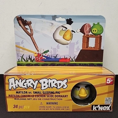 K’NEX ANGRY BIRDS MATILDA VS. SMALL SLEEPING PIG 33PC BUILDING SET 2013 - Image 1 of 4
