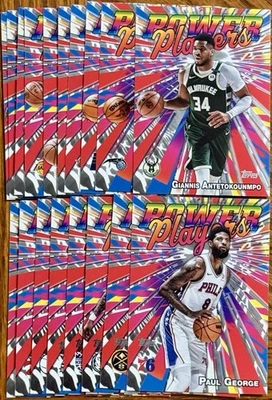 (18) 2025-26 Topps Basketball Power Players Insert Lot Durant James Wembanyama - image 1 of 2