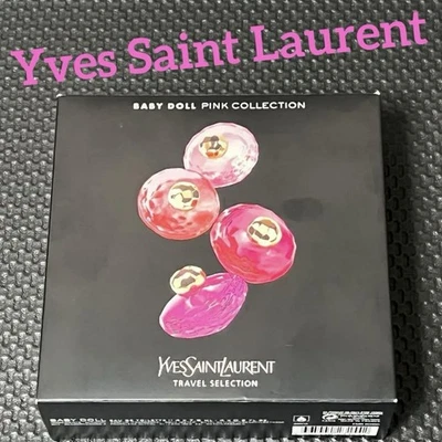 Muñeca bebé Yves Saint Laurent colección rosa EDT 7,5 ml 0,3 oz × 4 vintage Splash Foto 1 de 4