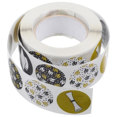  1 Rolle / 500 Stück Graduation Theme Aufkleber Runde Form Versiegelungsetikett - Bild 1 von 4