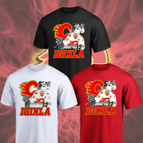 HOT HOT!! Welcome Jarome Iginla Calgary Team 2023 T-Shirt S-5XL Gift Fan Made Cover