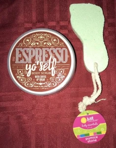 PERFECTLY POSH ESPRESSO YO'SELF BODY SCRUB WITH COFFEE & SUGAR- AND PUMICE STONE - Picture 1 of 7