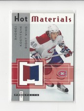 2005-06 Hot Prospects Hot Materials Andrei Kostitsyn Rookie JERSEY Canadiens