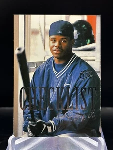 Ken Griffey Jr. 1996 Fleer Ultra "Checklists" Insert #3 of 10 ~ MARINERS, HOF - Picture 1 of 2