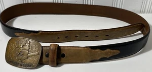 Nocona Belt Co. Belt with Smith & Wesson 1978 Buckle Size 42 - Picture 1 of 5