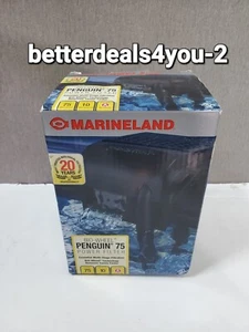 Marineland Penguin 75 Bio Wheel Aquarium Power Filter (up to 10 Gallon Tank) NEW - Picture 1 of 15