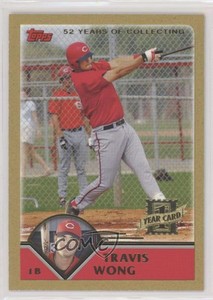 2003 Topps Traded & Rookies Gold /2003 Travis Wong #T207 Rookie RC