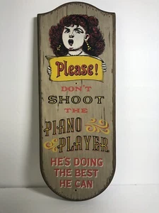 Vintage YORKRAFT INC. 1967 Wooden Hanging Sign - Picture 1 of 7