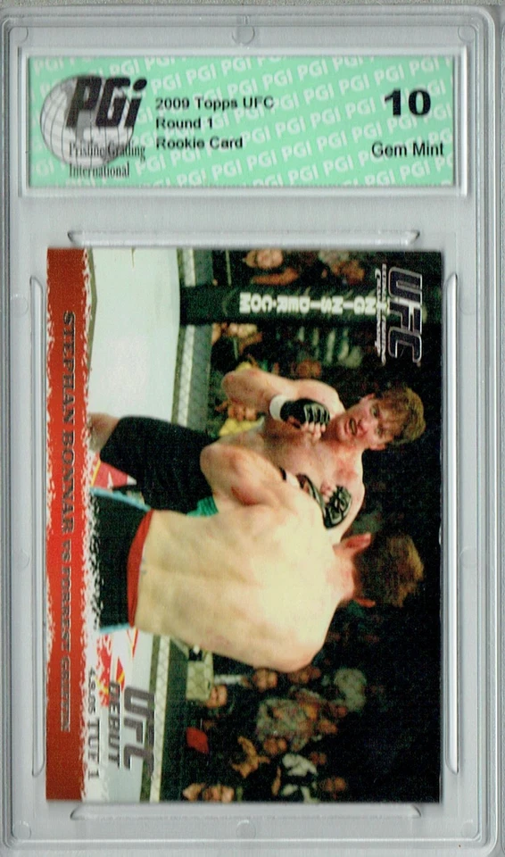 Stephan Bonnar/Forrest Griffin 2009 Topps UFC #25 Silvr 1/288 Rookie Card PGI 10 - Image 1 of 1