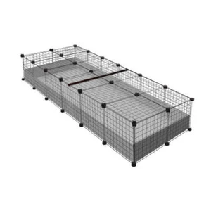 2 x 6 Black Ozzy C&C Cage with Lid - Picture 1 of 11