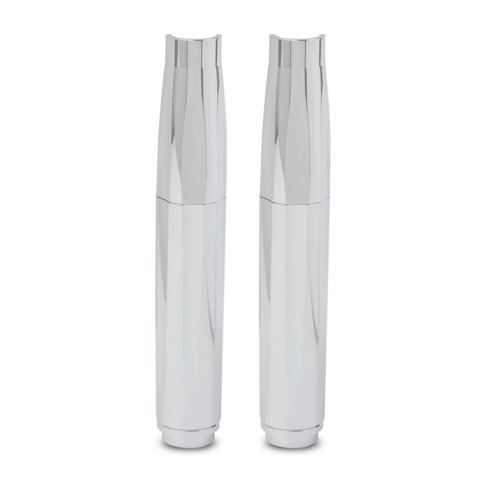 深切镀铬推杆管盖适用于高清坏男孩 FXSTSB 1999 - 2017 03-630 — 第 1/3 张图片