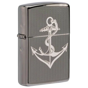 Zippo Metal Constructed Refillable Windproof High Quality Ice Anchor Lighter - Picture 1 of 1