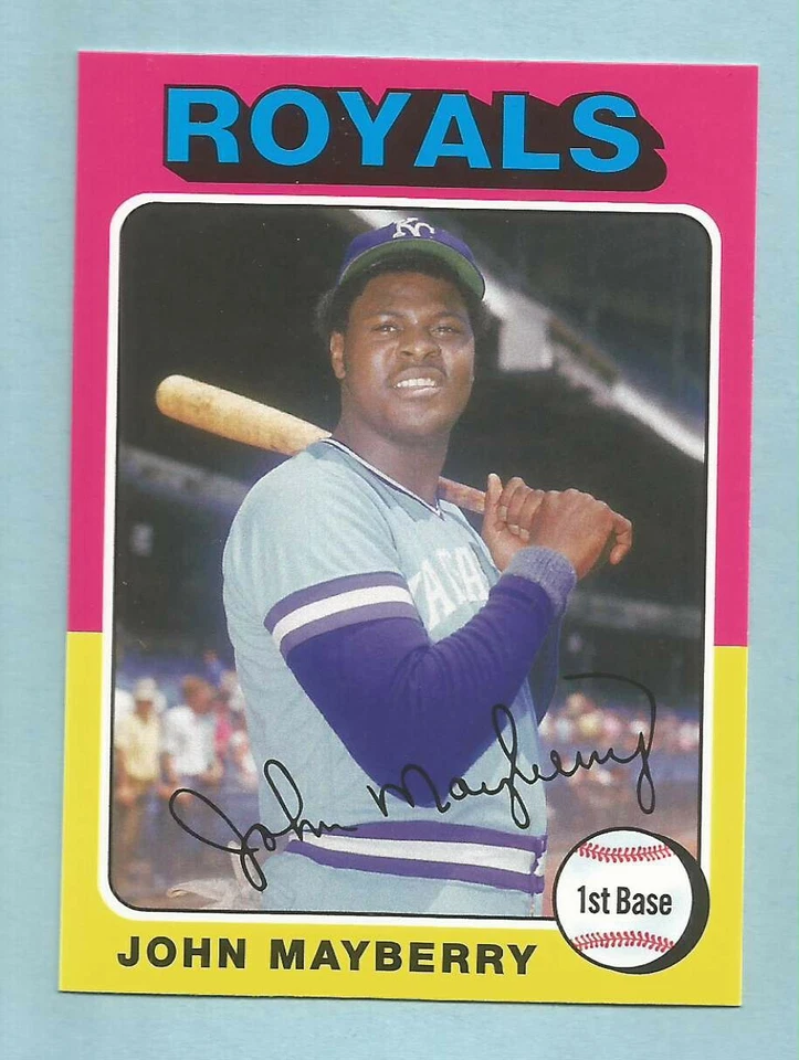 2013 Topps Baseball Archives John Mayberry #201 KC Royals HI NUMBER SP NM/MT - Image 1 of 1