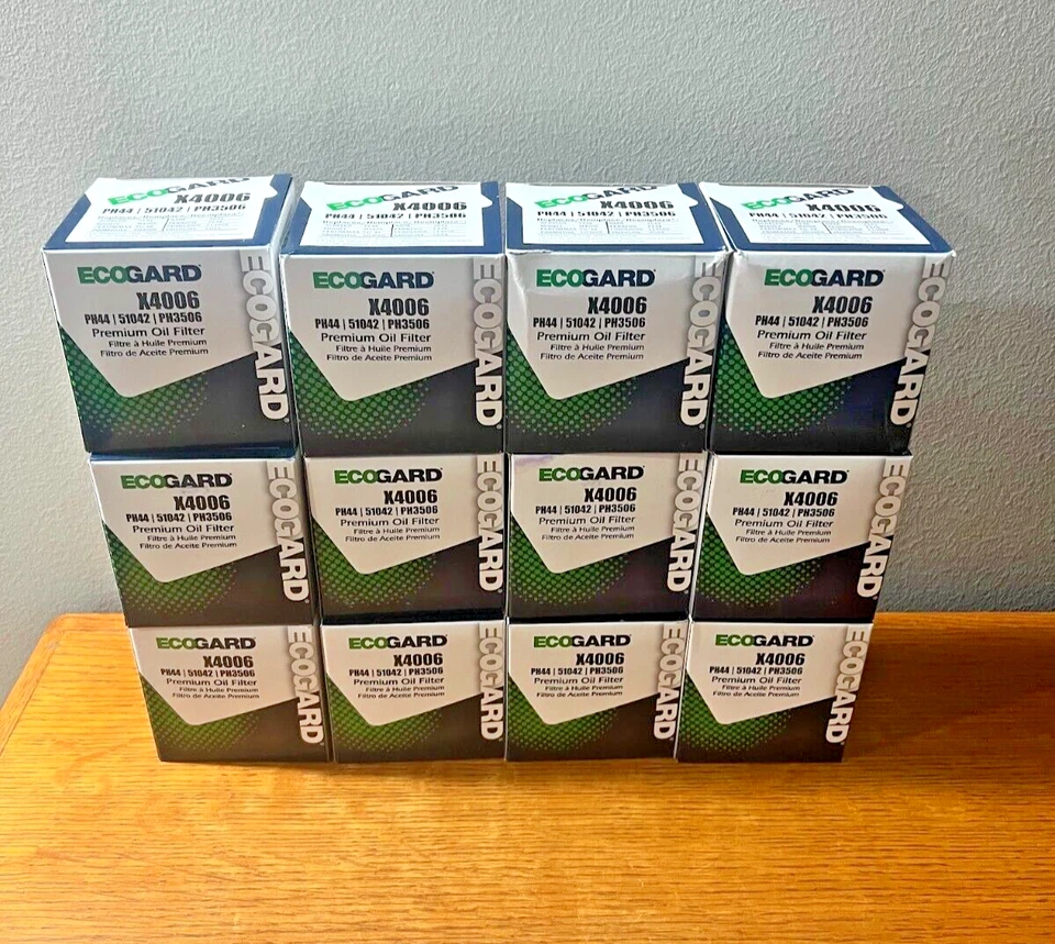 Ecogard X4006 - 常规媒体发动机机油过滤器 12 件装 — 第 1/1 张图片