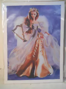 Barbie Harpist Angel Lithographie 1997 12" x 9" - Bild 1 von 4