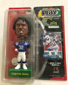 Upper Deck PlayMakers Edgerrin James 2001 NFL Bobble Head Indianapolis Colts - Bild 1 von 1