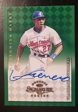  1998 Donruss Signature  0675/1000   Autographs Millennium #53 Vladimir Guerrero