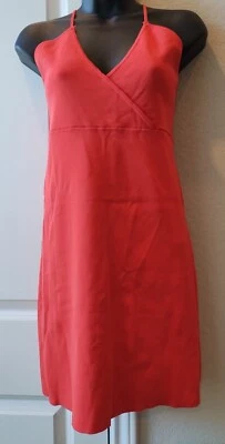 Vestido Zara Informal Juniors Fiesta Cuello en V Rojo Vestido de Cóctel Talla M Nuevo Foto 1 de 4
