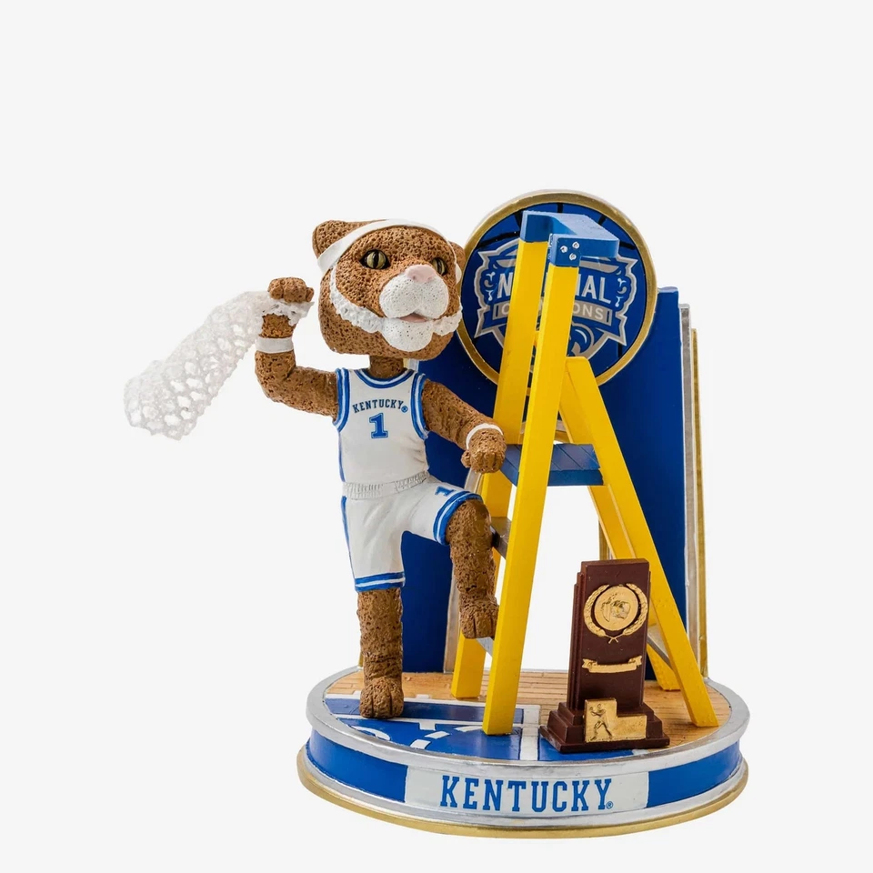 Wildcat Kentucky Wildcats 1998 Men's Basketball National Champs Net Bobblehead - Image 1 of 1