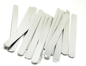 3x or 5x .925 Sterling Silver Ring Blanks, 1/4" 18 Gauge, for Hand Stamping - Bild 1 von 1