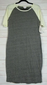 Lularoe Women's Julia Dress Heathered Gray Size M NWT - Picture 1 of 3