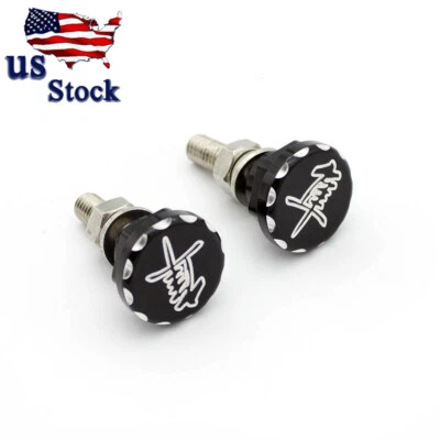 Sujetadores de pernos de marco de matrícula para Suzuki GSXR1300/Hayabusa 1999 2000-2018 Foto 1 de 4