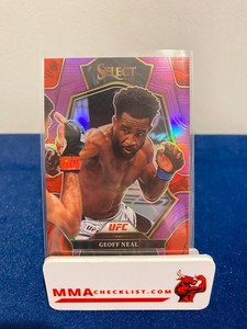 2023 Panini Select UFC Premier Level Purple Prizm /99 Geoff Neal #162