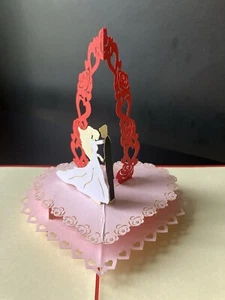 3D Pop Up Wedding Card - Picture 1 of 4
