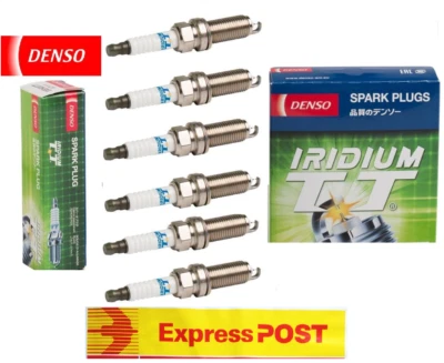 DENSO IK20TT Iridium TT Spark Plug x 6 For AUDI A4 Quattro ACK 2.8L 1997-2001 - image 1 of 4