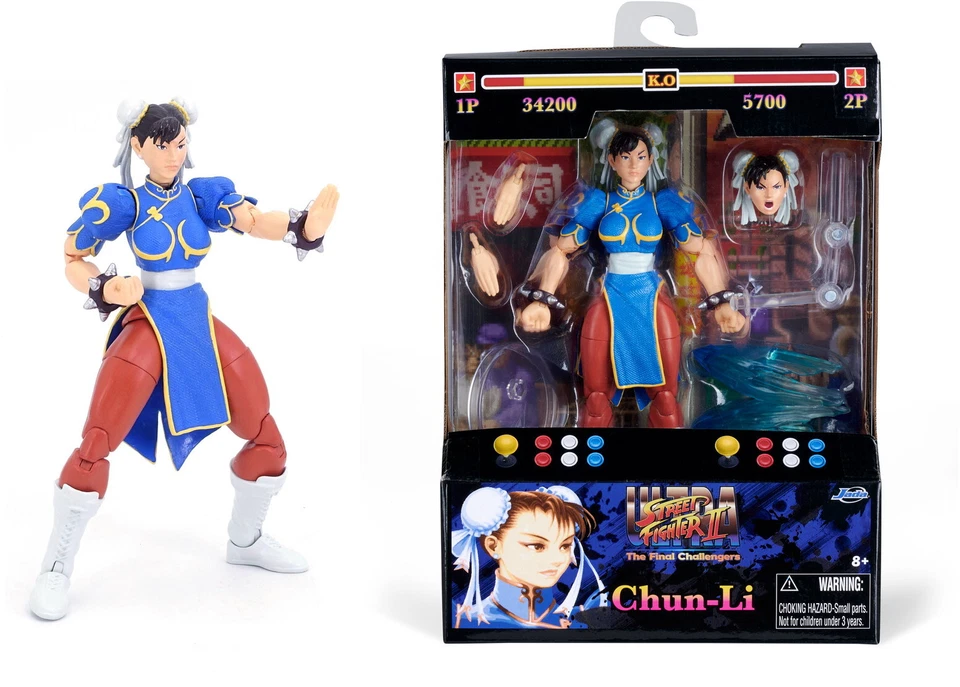 Jada Sammelfigur Action Figur Street Fighter II Chun-Li 6 Zoll 15 cm 253252026