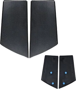 Tür Fenster Säule Pfosten Blende Abdeckung Links&Rechts Abschluss Schloss Säule Kohlefaser - Bild 1 von 8