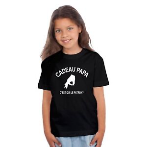 T-shirt ENFANT FILLE CADEAU PAPA