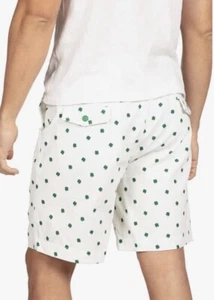 Pantaloncini da golf Tipsy Elves St Patrick’s Day All Over Irish Clovers da uomo taglia M - Foto 1 di 9