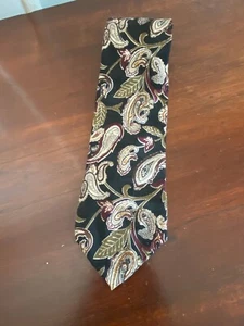 Robert Talbott Best Of Class Black Paisley 100% silk tie USA Nordstrom - Picture 1 of 4