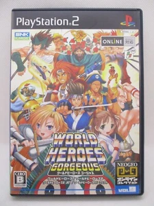 Japanese Sony Playstation 2 SNK Adk World Heroes Gorgeous Nmint - Imagen 1 de 5