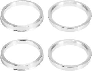 4Pcs OD 74.1Mm to ID 64.1Mm Aluminium Alloy Car Hub Centric Rings Wheel Bore Cen - Picture 1 of 12