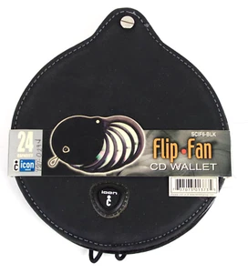 24 Disc Icon SoundLab Flip-Fan CD/DVD/BluRay Geldbörse NEU! - Bild 1 von 2