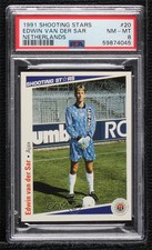 1991-92 Merlin Shooting Stars Dutch League Edwin van der Sar #20 PSA 8