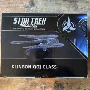 Eaglemoss Star Trek Discovery Klingon Replica nave classe QOJ - Foto 1 di 3