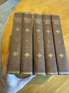 1902 Complete Works of Edgar Allan Poe Raven Edition Ltd. Ed. Numbered 229 Nice - Bild 1 von 9