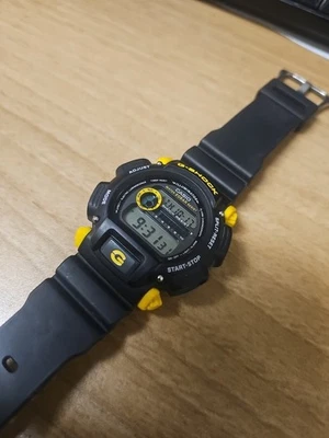 Casio G Shock DW 9052 Black With Yellow Accents HTF  - Image 1 of 4