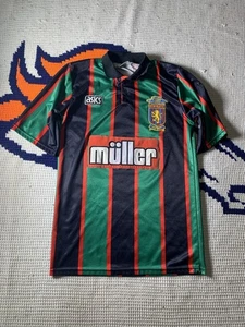 Vintage ASTON VILLA 1993-95 1994 COCA-COLA CUP Finale Fußballtrikot Größe Small! - Bild 1 von 13
