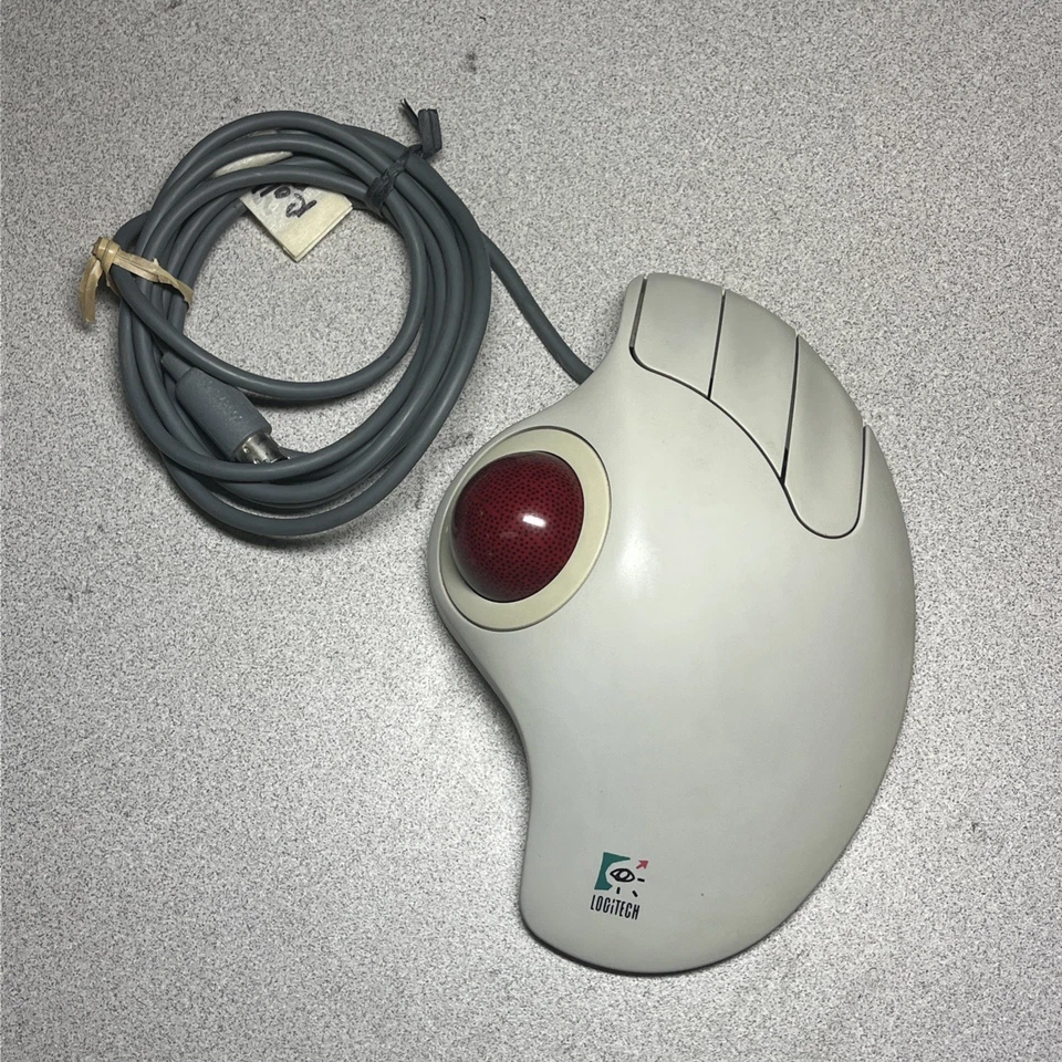 Logitech T-CH11 Trackball TrackMan Marble Mouse - Image 1 of 4