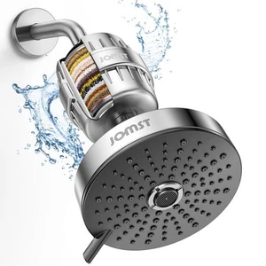 High Pressure 25 Stage Filtered Shower Head Set with 3 Shower Mode.Shower Wat... - Bild 1 von 9