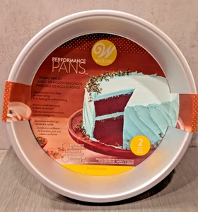 Juego de 2 sartenes de rendimiento de aluminio Wilton 2105-7908 redondas de 9 pulgadas nuevas - Imagen 1 de 6