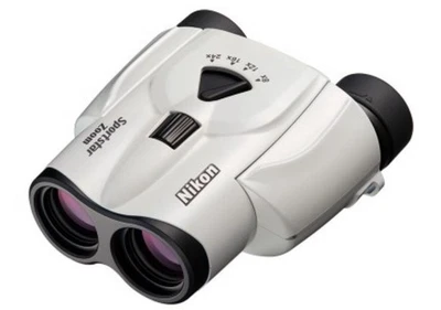 Nikon SportStar 8-24x25 Zoom Binoculars White Compact Used - Image 1 of 3