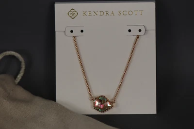 Ожерелье с подвеской Kendra Scott Tess женская модная бижутерия покрытие розовым золотом - Изображение 1 из 4