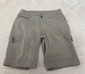 KUHL GRAY WOMEN CARGO SHORTS SIZE 6 - Picture 1 of 4